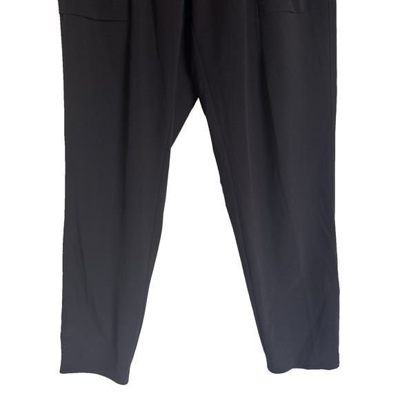 Athleta Skyline Pant II Sz‎ 8 Black Travel Jogger Work Athleisure Stretch - Picture 3 of 9